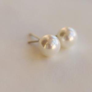 White Natural Pearl 925 Sterling Silver Small..